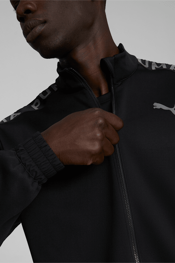 Fit PWRFleece Full-Zip Men's Training Jacket, Puma Black, extralarge