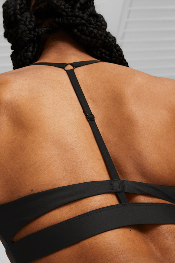 Strappy Black Sports Bras