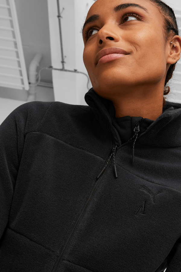 SEASONS Full-Zip Running Fleece Women, Puma Black, extralarge