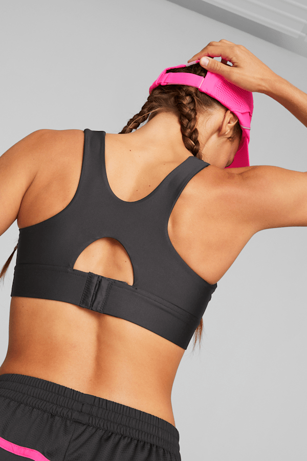 High Impact Ultraform Running Bra Women, PUMA Black, extralarge