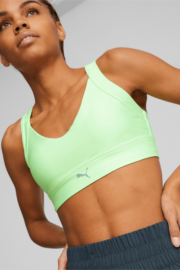High Support Ultraform Running Bra, Fizzy Lime, extralarge