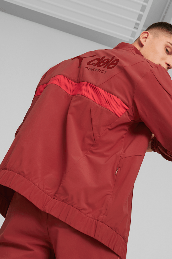 PUMA x CIELE Running Tracksuit Jacket, Intense Red, extralarge