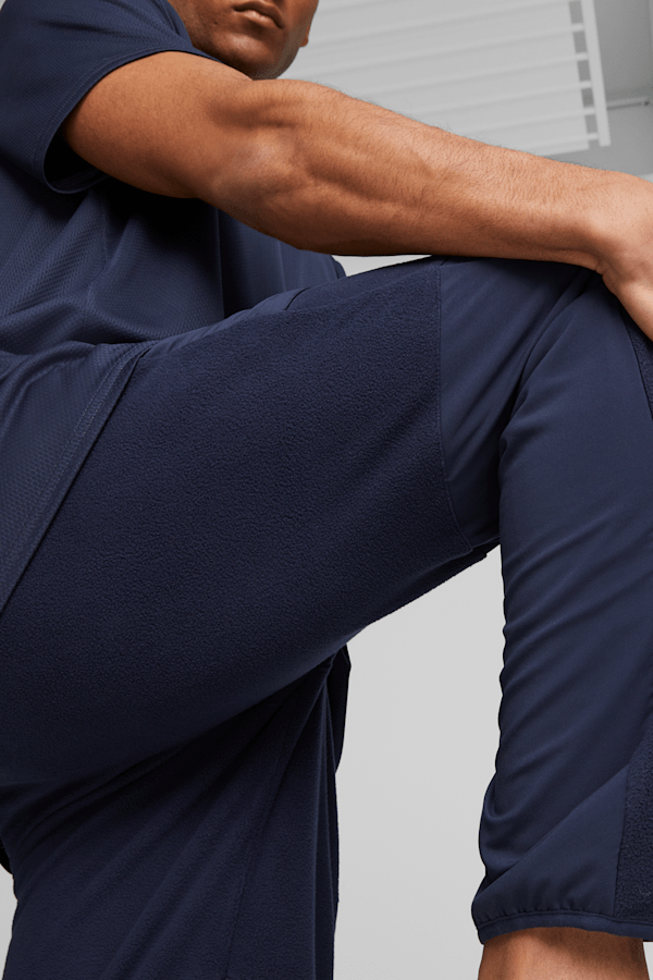 Navy blue puma sweatpants cheap