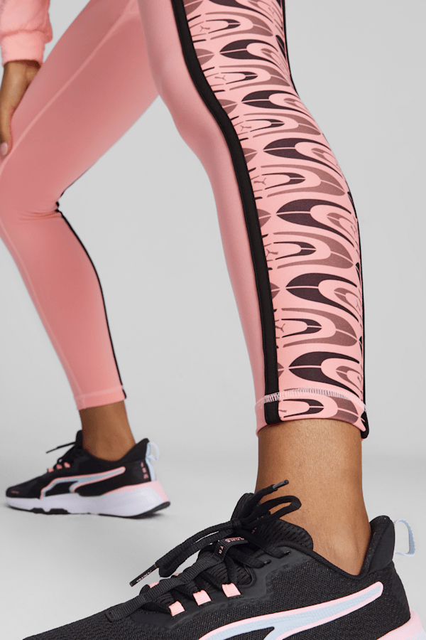 Womens high waisted compression leggings Nike ONE W pink