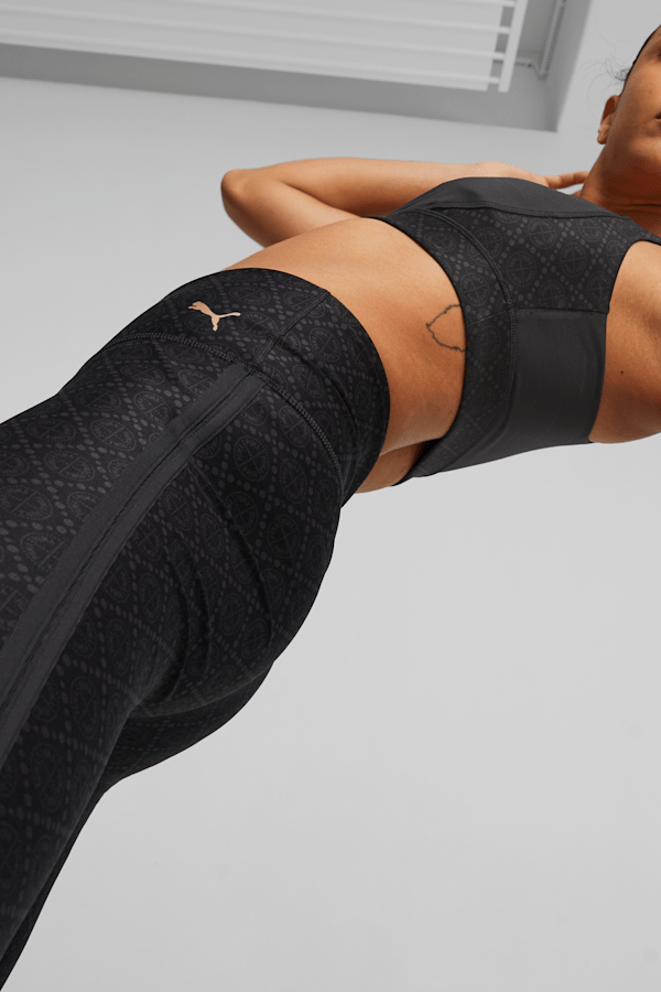 Logo Love Women's High-Waisted Full-Length Training Tights, PUMA Black, extralarge