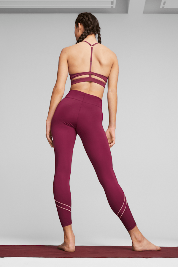 Maroon high hot sale waisted leggings