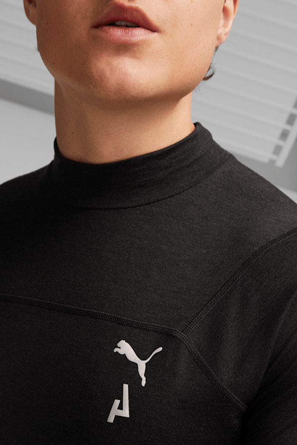 SEASONS Men's Long Sleeve Tee, PUMA Black, extralarge