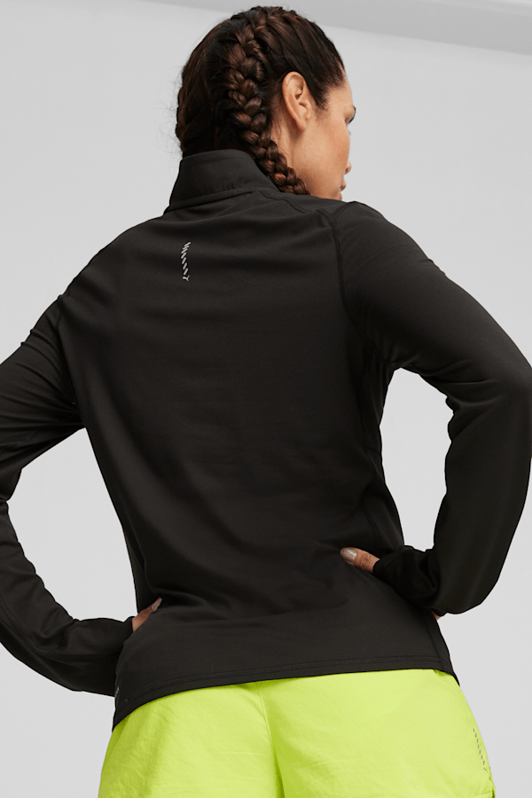 Women Quarter Zip Pullover Running Shirts Long Sleeve Activewear Tops Tight  Workout 