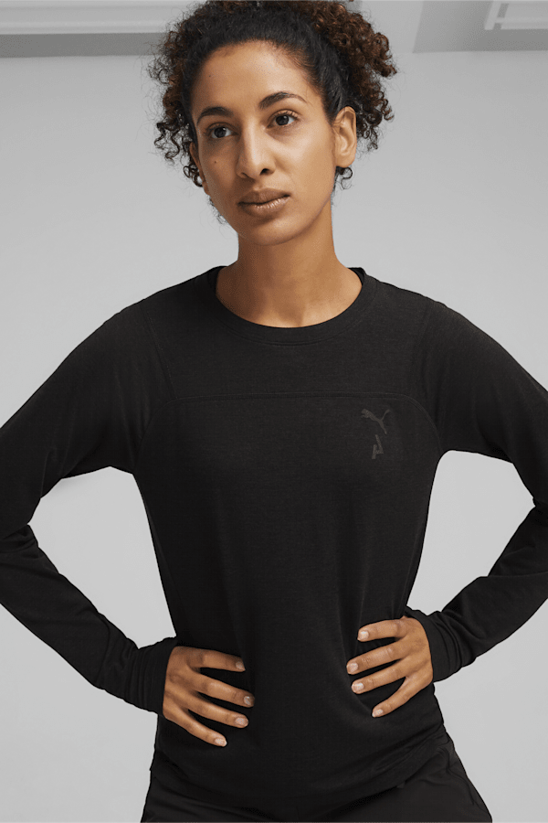 SEASONS Long Sleeve Women's Shirt, PUMA Black, extralarge-GBR
