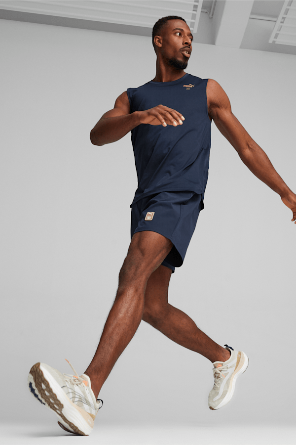 PUMA x First Mile Men's Woven Shorts, Club Navy, extralarge