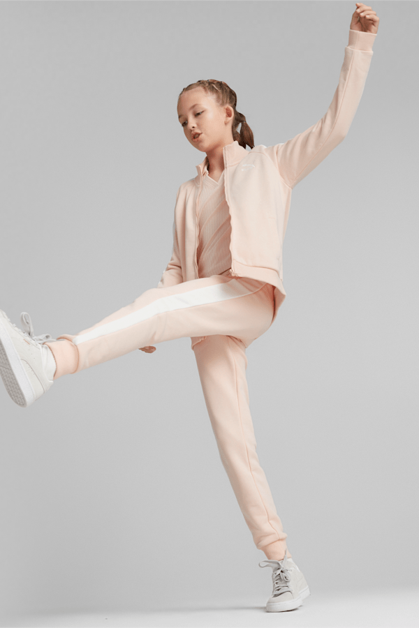 Classics T7 Youth Track Jacket, Rose Dust, extralarge