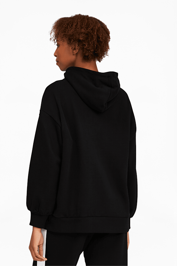 Classics Women's Oversized Hoodie, Cotton Black, extralarge