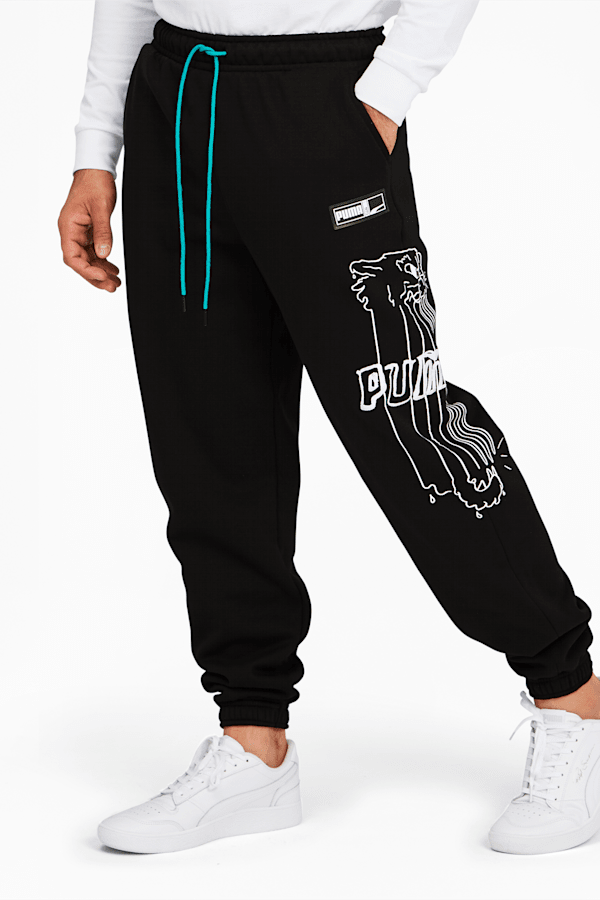 Puma black white joggers - Gem