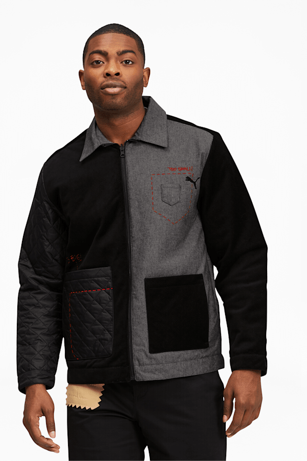 Mens black chore jacket store