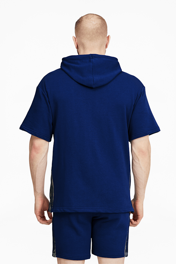 Puma short outlet sleeve hoodie