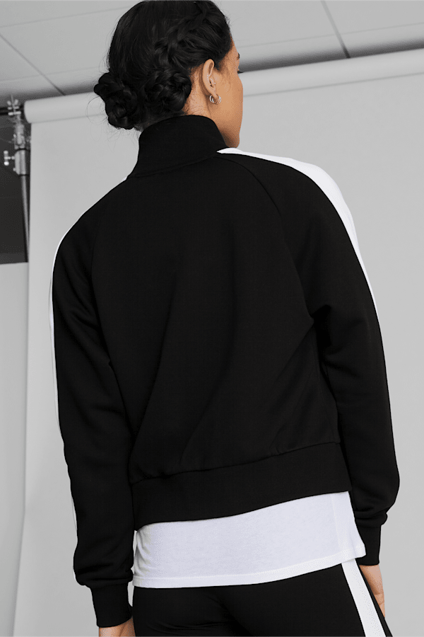 Puma XTG Track Jacket Women's Black White Active Wear Full Zip Top