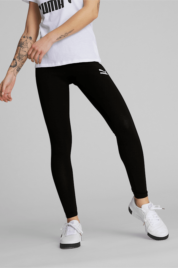 Puma Fit 7/8 Tights, Black & Blue - Pants & Leggings