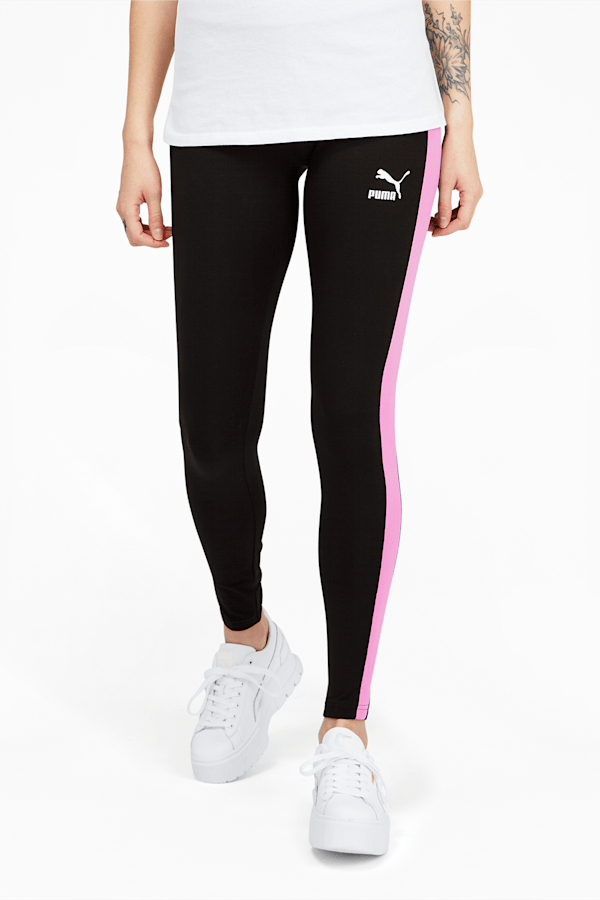 PUMA Women's Iconic T7 Leggings (Available in Plus Sizes), Puma Grey, Large  : : Clothing, Shoes & Accessories