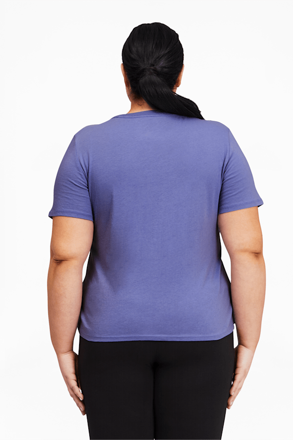 Classics Women's Logo Tee PL, Hazy Blue, extralarge