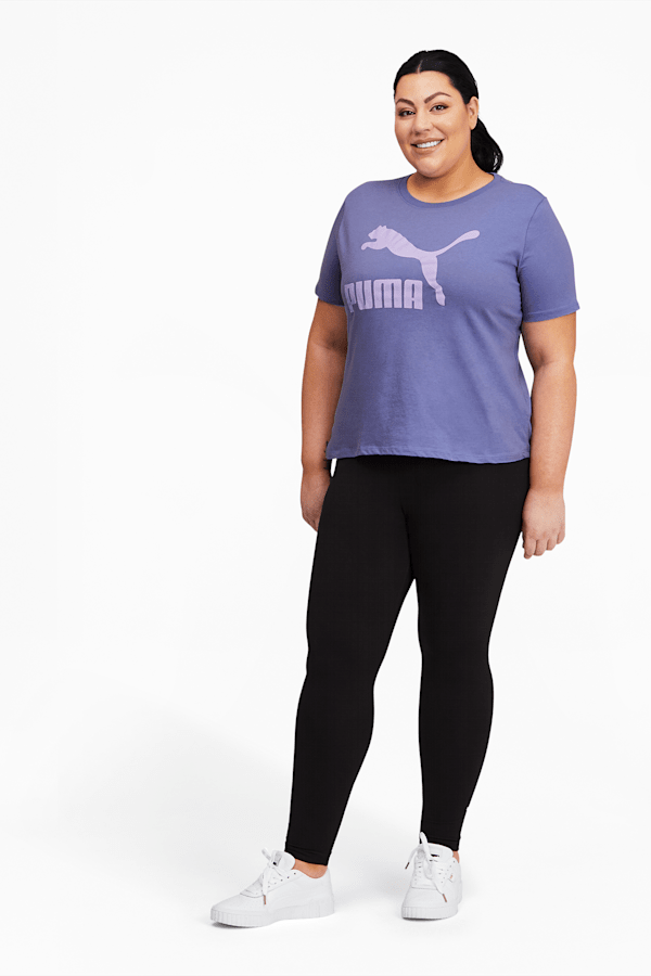 Classics Women's Logo Tee PL, Hazy Blue, extralarge