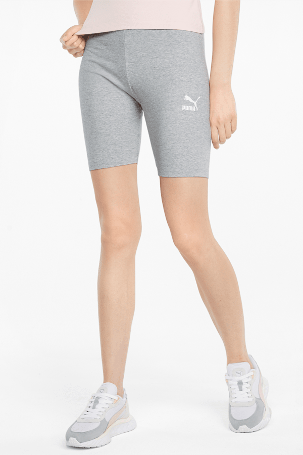 Classic High-Rise Biker Shorts - Grey – BabesMotionWear