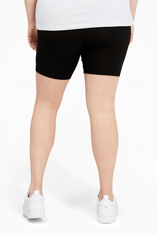 Puma, Essentials Logo Womens Short Leggings, Jersey Shorts