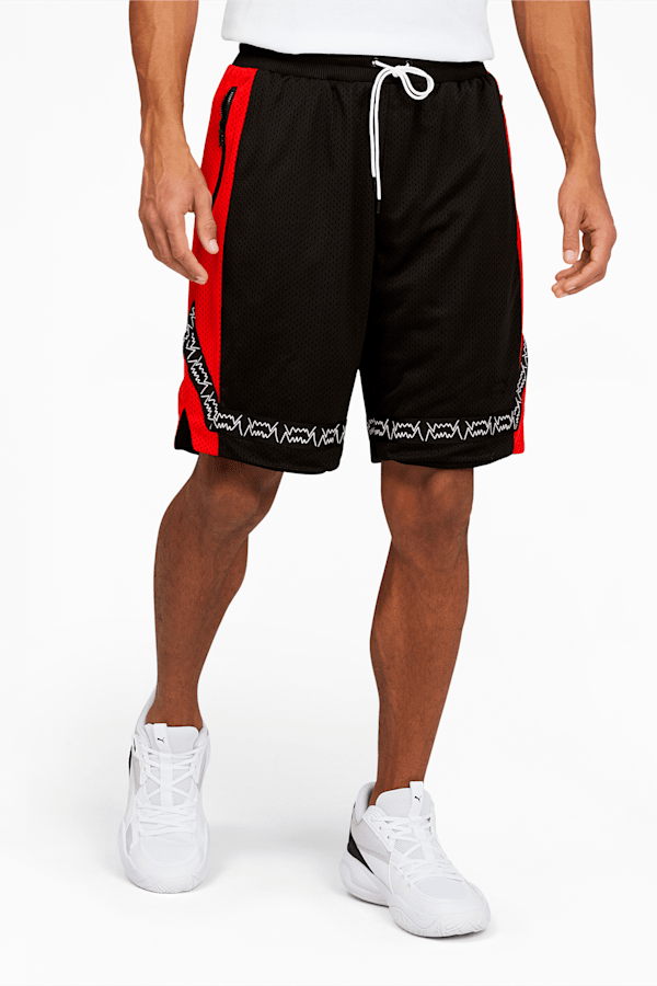 Full Ride Men's Basketball Shorts, Puma Black, extralarge