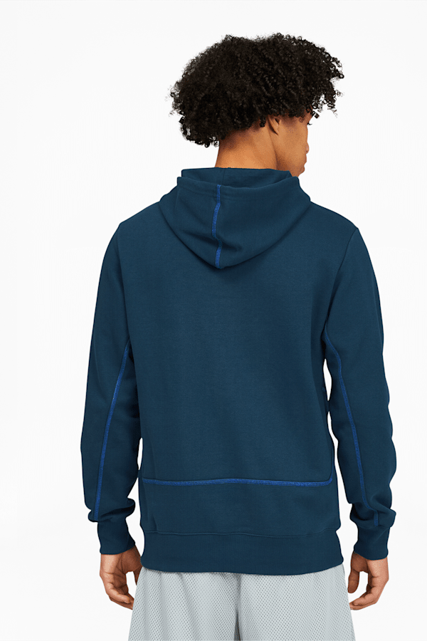 Pivot Men's Basketball Hoodie, Intense Blue, extralarge