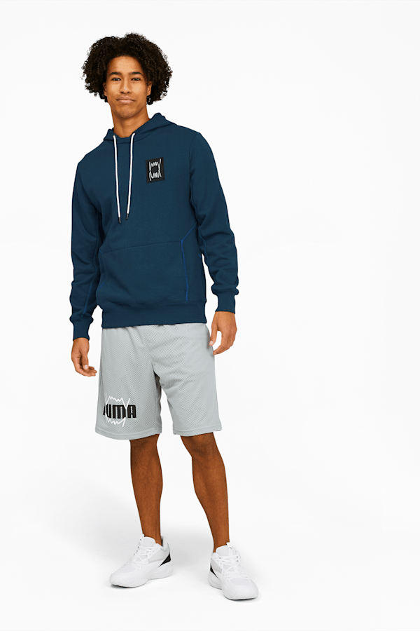 Hoodie and online basketball shorts