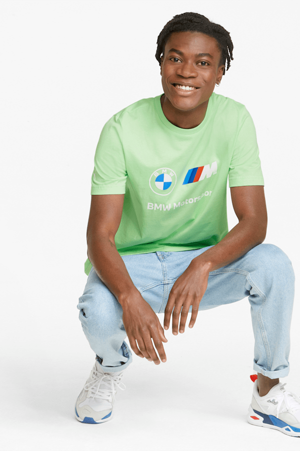 BMW M Motorsport Essentials Logo Men s Tee PUMA