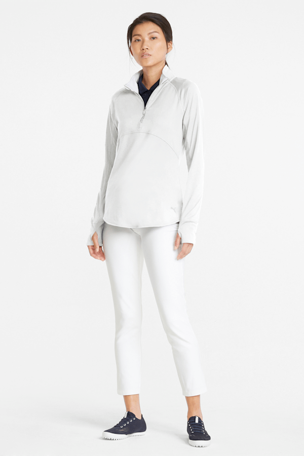Gamer Quarter-Zip Women's Golf Pullover, Bright White, extralarge