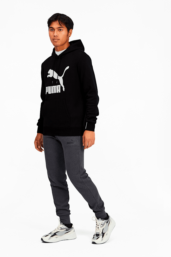 PUMA Classics T7 Logo Hoodie TR (PUMA Black) Men's Sweatshirt