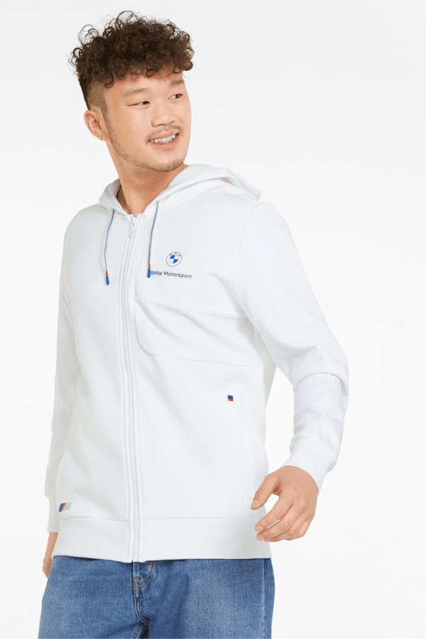 BMW M Motorsport Hooded Men s Sweat Jacket PUMA