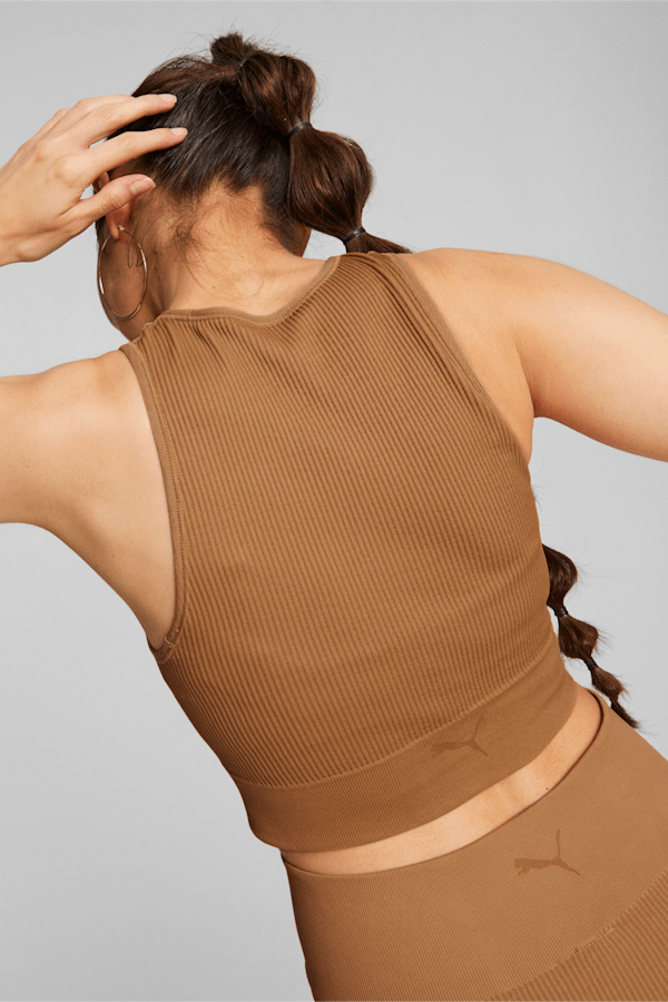 Infuse evoKNIT Cropped Women's Top, Desert Tan, extralarge