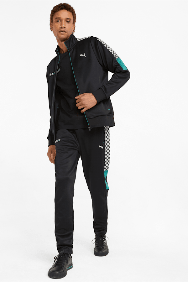 Mercedes F1 T7 Men's Track Jacket, Puma Black, extralarge