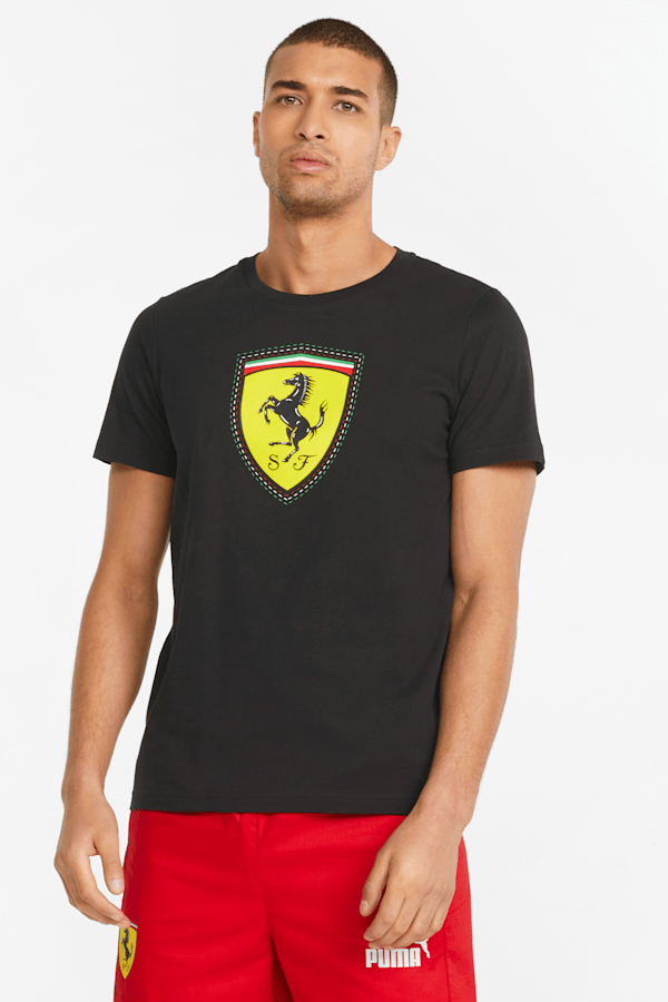 Puma Ferrari Tee Shirt - Black - Mens