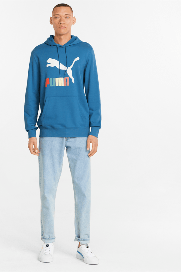 Blue puma hoodie new arrivals mens