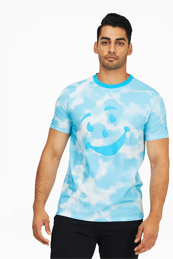 PUMA x Kool-Aid Men's Tie Dye Tee, Blue Atoll, extralarge