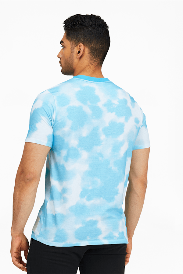 PUMA x Kool-Aid Men's Tie Dye Tee, Blue Atoll, extralarge