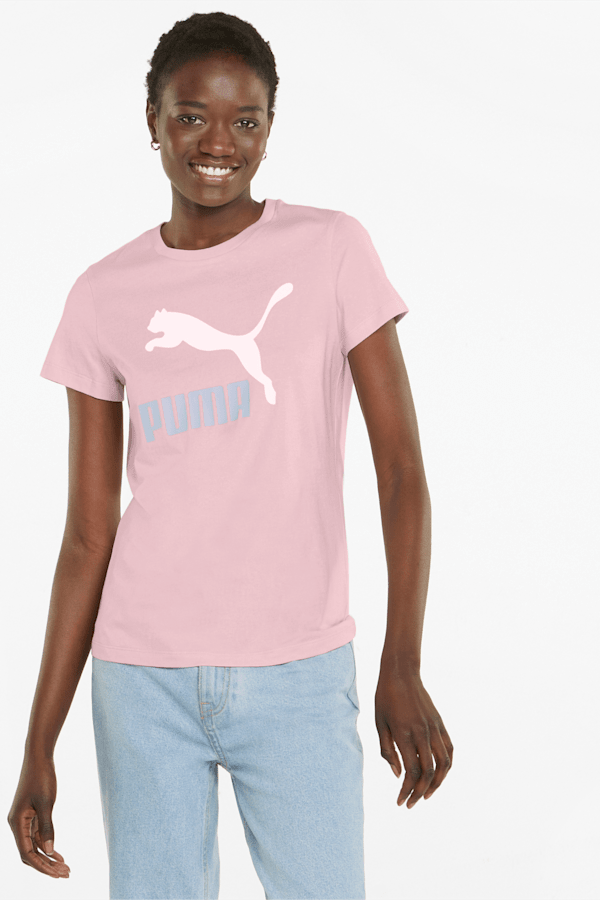 Classics Logo Interest Women's Tee, Chalk Pink, extralarge