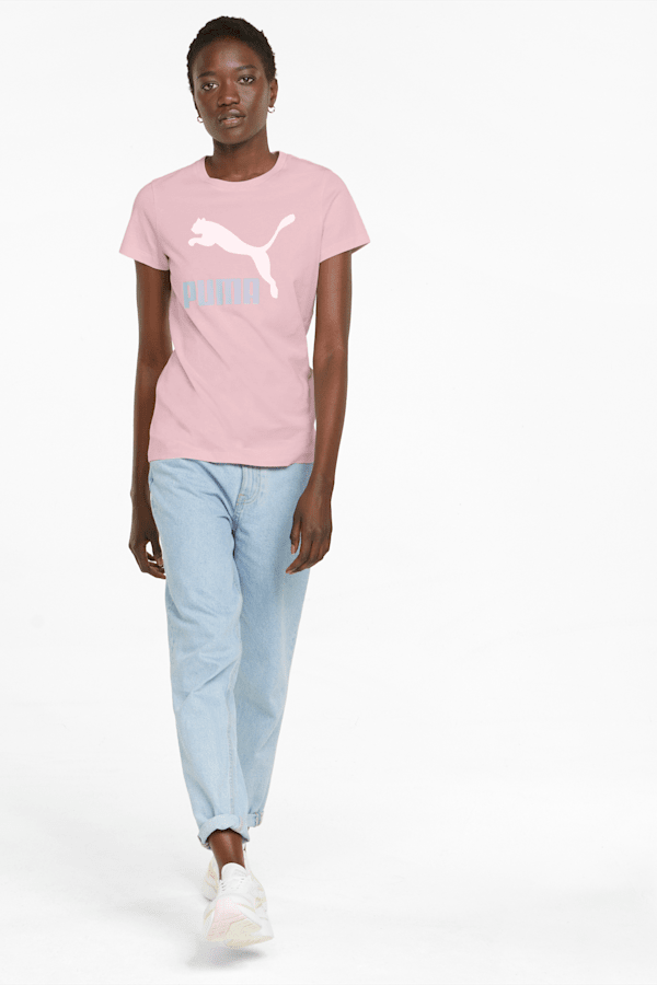 Classics Logo Interest Women's Tee, Chalk Pink, extralarge