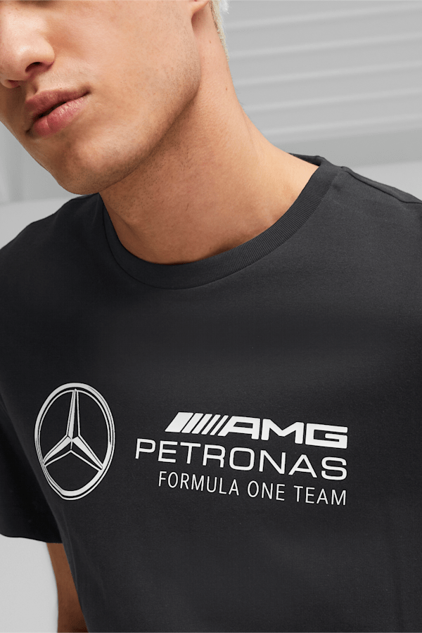 Mercedes-AMG Petronas Motorsport F1 Essentials Logo Tee Men, Puma Black, extralarge
