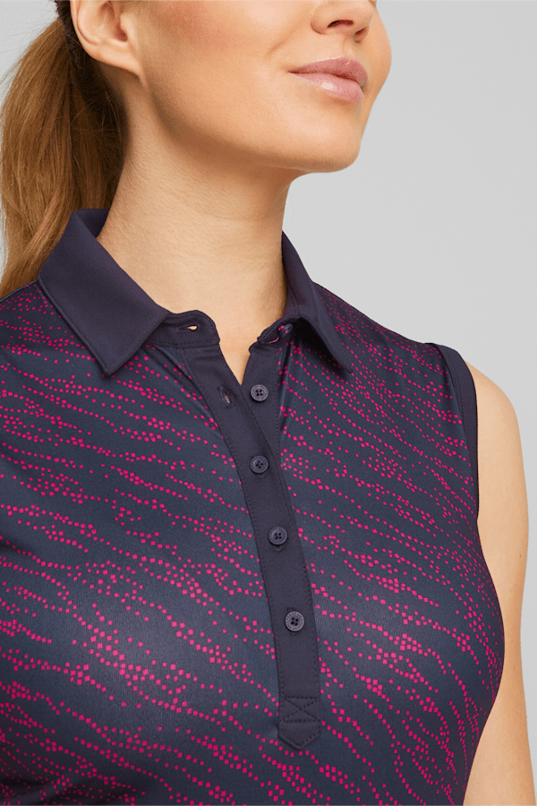 Cloudspun Whitewater Golf Polo Shirt Women, Navy Blazer-Orchid Shadow, extralarge-GBR