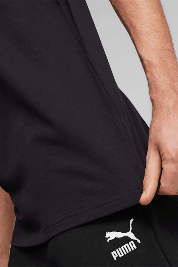 Classics V-Neck Polo Shirt Men, PUMA Black, extralarge-GBR