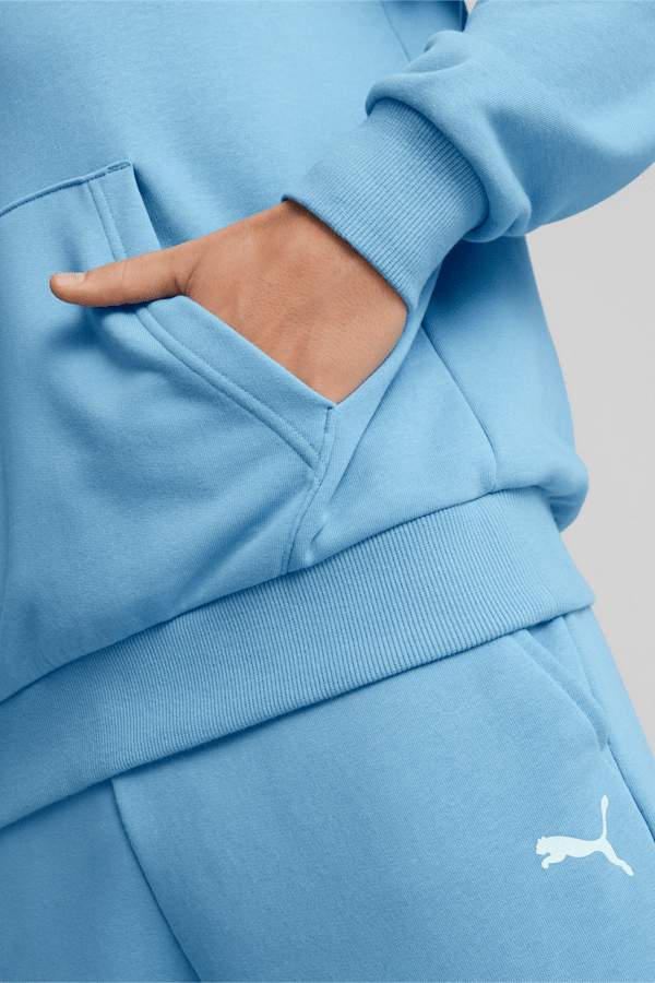 Baby blue cheap puma hoodie