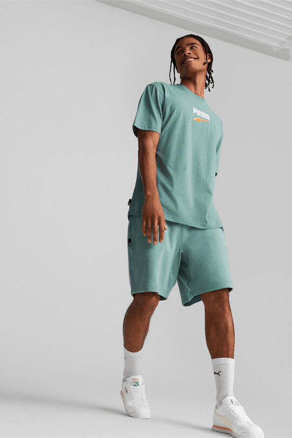 DOWNTOWN Men's Shorts, Adriatic, extralarge