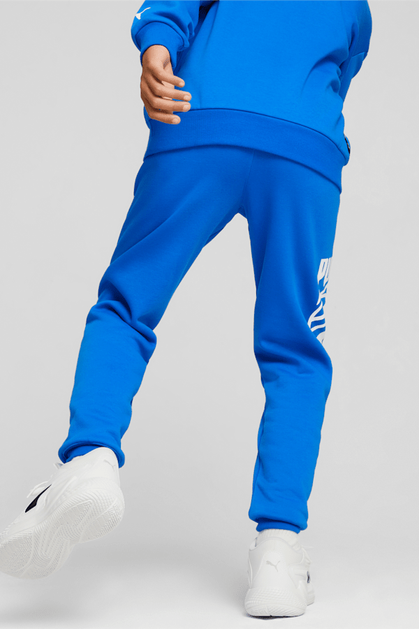 Posterize Basketball Sweatpants Youth, Racing Blue, extralarge-GBR