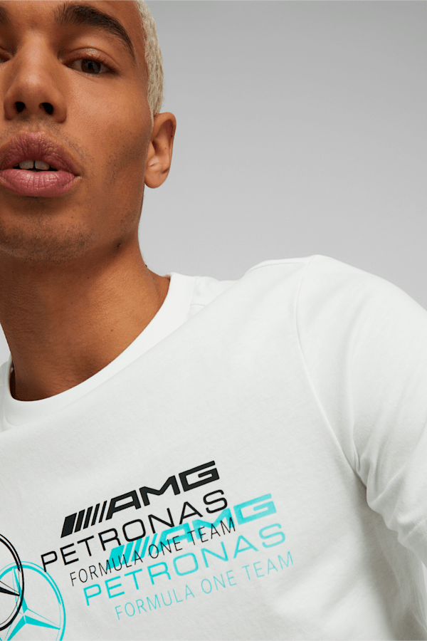 Mercedes-AMG Petronas Motorsport Logo Tee, PUMA White, extralarge-GBR