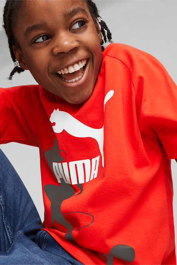 PUMA x MIRACULOUS Tee Youth, PUMA Red, extralarge-GBR