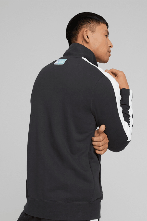 PUMA x SPONGEBOB T7 Men's Track Jacket, PUMA Black, extralarge